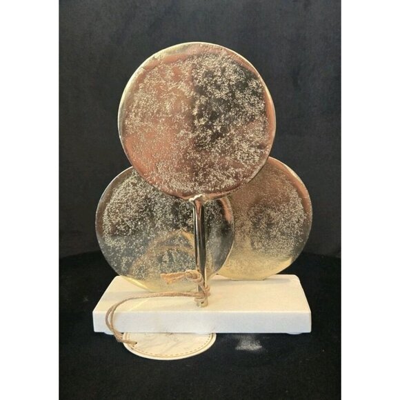 New Contemporary MCM Retro Lemon / Orange Slices Figurine Statue Room Decor - Picture 2 of 3